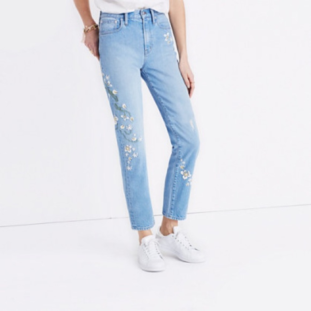 Madewell Perfect Summer Jean Embroidered - Picture 1 of 4